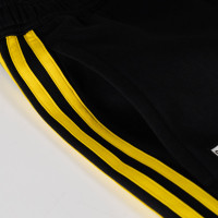 Pantalon de survêtement adidas SC Cambuur noir et jaune 2025-2026 pour enfants