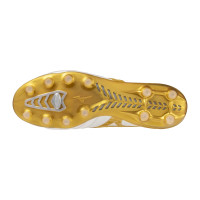 Mizuno Morelia Neo IV Beta Japan Gras Voetbalschoenen (FG) Wit Goud Zilver