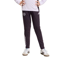 Survêtement adidas Manchester United 1/4-Zip 2025-2026 pour Enfants, violet et noir