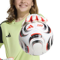 adidas Predator Match Fingersave Gants de Gardien de But Enfants Blanc Rouge Noir