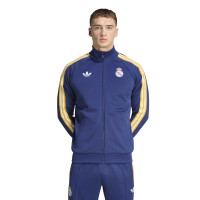 adidas Real Madrid Originals Trainingspak Full-Zip Donkerblauw Wit Goud