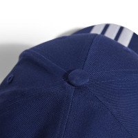 Casquette de baseball adidas pour femmes, bleu foncé, blanc