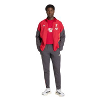 adidas Liverpool Presentatie Trainingspak Full-Zip 2025-2026 Rood Grijs Zilver