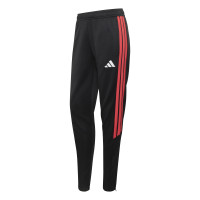 Pantalon d'entraînement adidas Tiro 26 League Regular pour femmes, noir et rouge