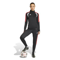 Pantalon d'entraînement adidas Tiro 26 League Regular pour femmes, noir et rouge
