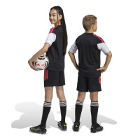 Short de football adidas Tiro 26 League pour Enfants, noir, rouge clair