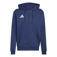 Gilet adidas Entrada 26 bleu foncé blanc