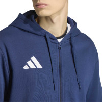Gilet adidas Entrada 26 bleu foncé blanc