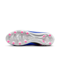 Nike Zoom Mercurial Vapor 16 Pro Gazon Artificiel Chaussures de Foot (AG) Bleu Blanc Rose