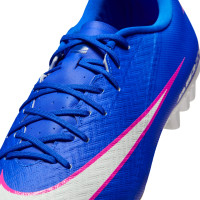 Nike Zoom Mercurial Vapor 16 Pro Gazon Artificiel Chaussures de Foot (AG) Bleu Blanc Rose