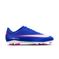 Nike Mercurial Vapor 16 Club Gras / Kunstgras Voetbalschoenen (MG) Blauw Wit Felroze