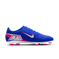 Nike Mercurial Vapor 16 Club Gras / Kunstgras Voetbalschoenen (MG) Blauw Wit Felroze