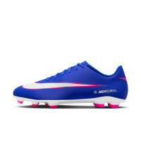 Nike Mercurial Vapor 16 Club Gras / Kunstgras Voetbalschoenen (MG) Blauw Wit Felroze