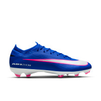 Nike Zoom Mercurial Vapor 16 Pro Gazon Naturel Chaussures de Foot (FG) Bleu Blanc Rose