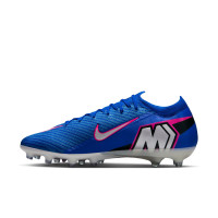 Nike Zoom Mercurial Vapor 16 Elite Gazon Artificiel Chaussures de Foot (AG) Bleu Blanc Rose Vif