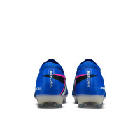 Nike Zoom Mercurial Vapor 16 Elite Gazon Artificiel Chaussures de Foot (AG) Bleu Blanc Rose Vif