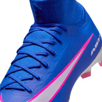 Nike Zoom Mercurial Superfly 10 Pro Gras Voetbalschoenen (FG) Blauw Wit Felroze