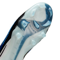 Nike Phantom 6 Low Elite Gazon Naturel Chaussures de Foot (FG) Bleu Blanc Rose Vif