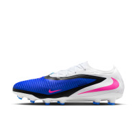 Nike Phantom 6 Low Pro Kunstgras Voetbalschoenen (AG) Blauw Wit Felroze