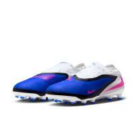 Nike Phantom 6 Low Pro Kunstgras Voetbalschoenen (AG) Blauw Wit Felroze