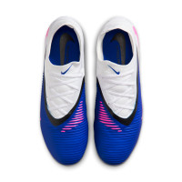 Nike Phantom 6 Low Pro Kunstgras Voetbalschoenen (AG) Blauw Wit Felroze