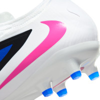 Nike Phantom 6 Low Pro Kunstgras Voetbalschoenen (AG) Blauw Wit Felroze