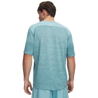 Under Armour Tech Utility Trainingsshirt Lichtblauw Zwart