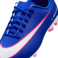 Nike Mercurial Vapor 16 Club Gras / Kunstgras Voetbalschoenen (MG) Kids Blauw Wit Felroze