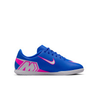 Nike Mercurial Vapor 16 Club Zaalvoetbalschoenen (IN) Kids Blauw Wit Felroze