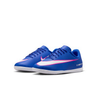 Nike Mercurial Vapor 16 Club Zaalvoetbalschoenen (IN) Kids Blauw Wit Felroze
