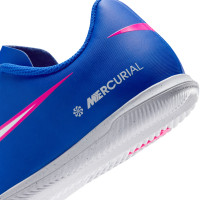 Nike Mercurial Vapor 16 Club Zaalvoetbalschoenen (IN) Kids Blauw Wit Felroze