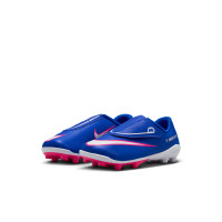 Nike Mercurial Vapor 16 Club Gras / Kunstgras Voetbalschoenen (MG) Peuters Blauw Wit Felroze