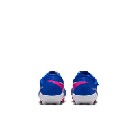 Nike Mercurial Vapor 16 Club Gras / Kunstgras Voetbalschoenen (MG) Peuters Blauw Wit Felroze