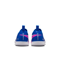Nike Zoom Mercurial Vapor 16 Academy Zaalvoetbalschoenen (IN) Kids Blauw Wit Felroze