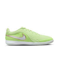Nike Tiempo Reactgato Chaussures de Foot en Salle (IN) Vert Clair Blanc Bronze