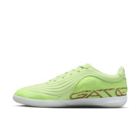 Nike Tiempo Reactgato Chaussures de Foot en Salle (IN) Vert Clair Blanc Bronze