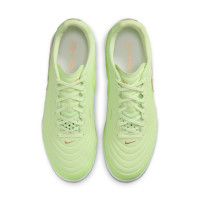 Nike Tiempo Reactgato Chaussures de Foot en Salle (IN) Vert Clair Blanc Bronze