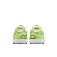 Nike Tiempo Reactgato Chaussures de Foot en Salle (IN) Vert Clair Blanc Bronze