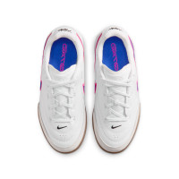 Nike Streetgato Chaussures de Foot Enfants Blanc Bleu Rose Vif