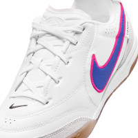 Nike Streetgato Chaussures de Foot Enfants Blanc Bleu Rose Vif