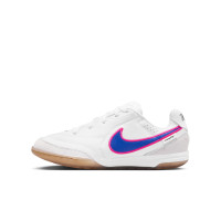 Nike Streetgato Chaussures de Foot Enfants Blanc Bleu Rose Vif