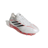 adidas Copa Pure IV Elite Gazon Naturel Chaussures de Foot (FG) Blanc Noir Rouge