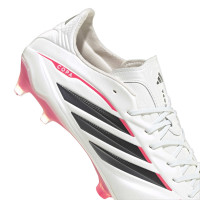 adidas Copa Pure IV Elite Gazon Naturel Chaussures de Foot (FG) Blanc Noir Rouge
