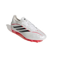 adidas Copa Pure IV Pro Gazon Naturel Chaussures de Foot (FG) Blanc Noir Rouge