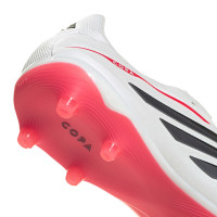 adidas Copa Pure IV Pro Gazon Naturel Chaussures de Foot (FG) Blanc Noir Rouge