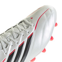 adidas Copa Pure IV Pro Gazon Naturel Chaussures de Foot (FG) Blanc Noir Rouge