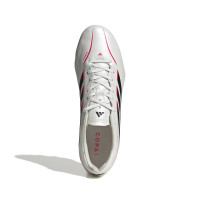 adidas Copa Pure IV League Gazon Naturel Chaussures de Foot (FG) Blanc Noir Rouge