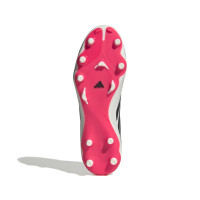 adidas Copa Pure IV League Gazon Naturel Chaussures de Foot (FG) Blanc Noir Rouge