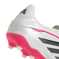 adidas Copa Pure IV League Gazon Naturel Chaussures de Foot (FG) Blanc Noir Rouge