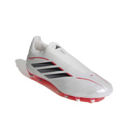 adidas Copa Pure IV League Veterloze Gras Voetbalschoenen (FG) Wit Zwart Rood